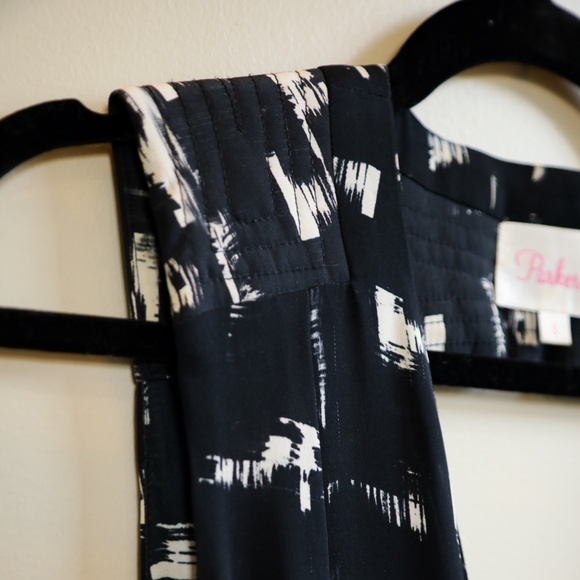 Open-Back Silk Parker Cocktail Dress - Size Small - Picture 5 of 8